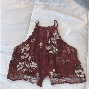 Kendall & Kylie floral halter top